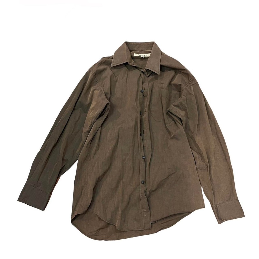 Brown Button Up